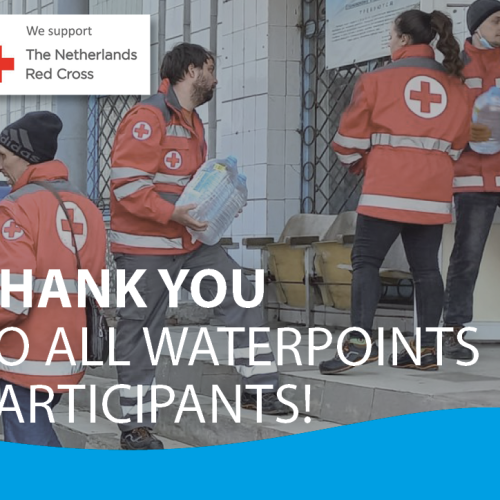 Large donation to Dutch Red Cross Foundation thanks to Waterpoints